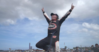 Brenden Queen’s Victory Lane interview at Daytona International Speedway